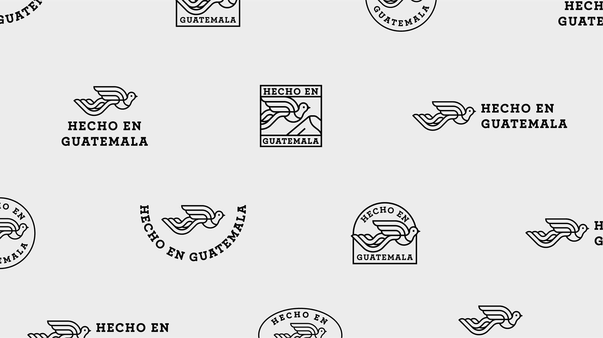 Logo Hecho en Guatemala aplicado en productos