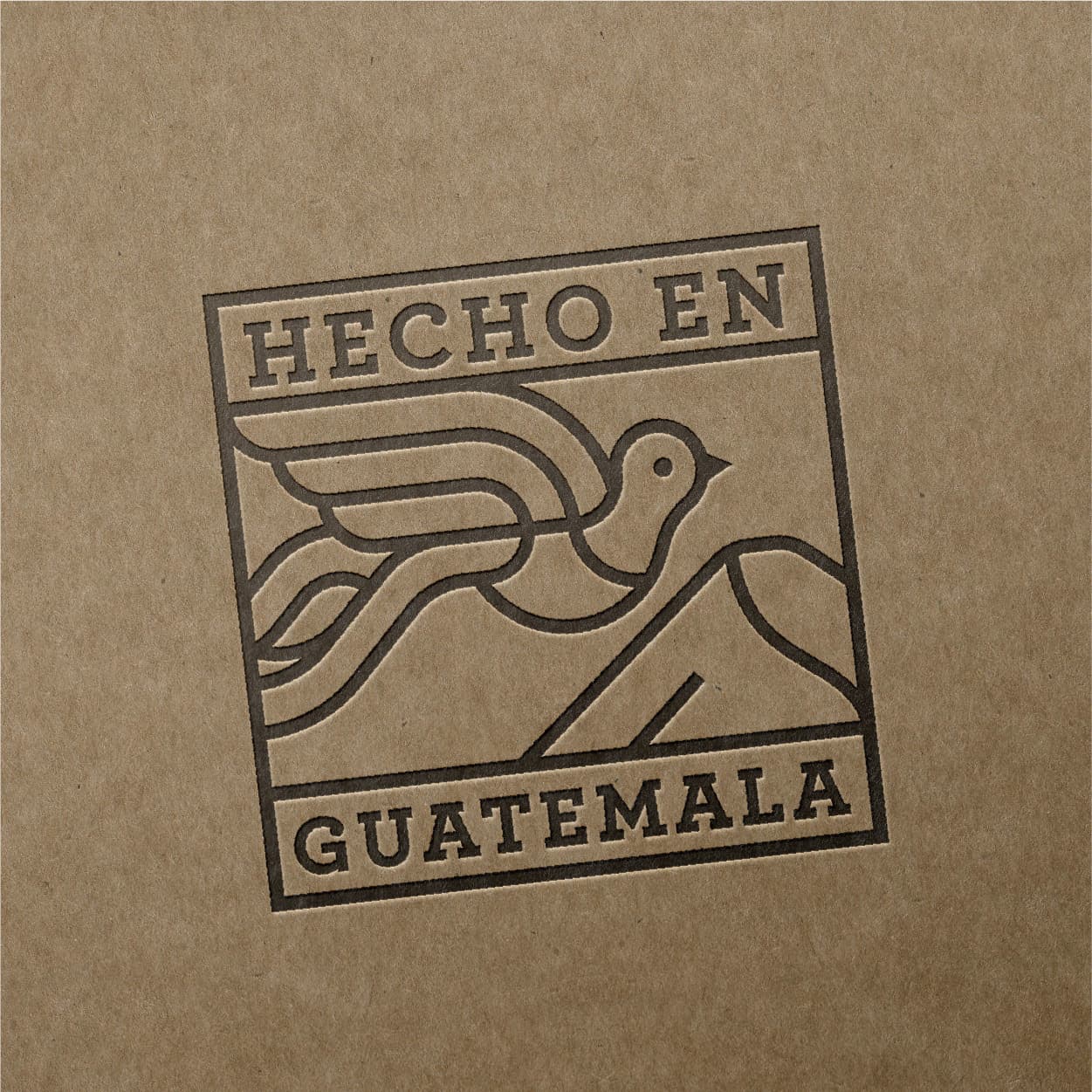 Logo Hecho en Guatemala aplicado en productos