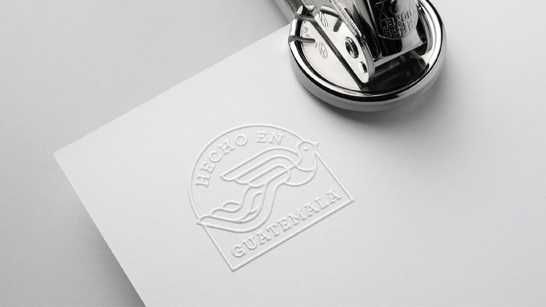 Logo Hecho en Guatemala aplicado en productos
